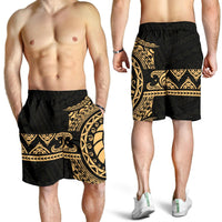 Polynesian All Over Print Men's Short - Gold Version - Polynesian Pride