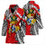 Tonga Rugby Women Bath Robe Polynesian Style Pinwheel - Polynesian Pride