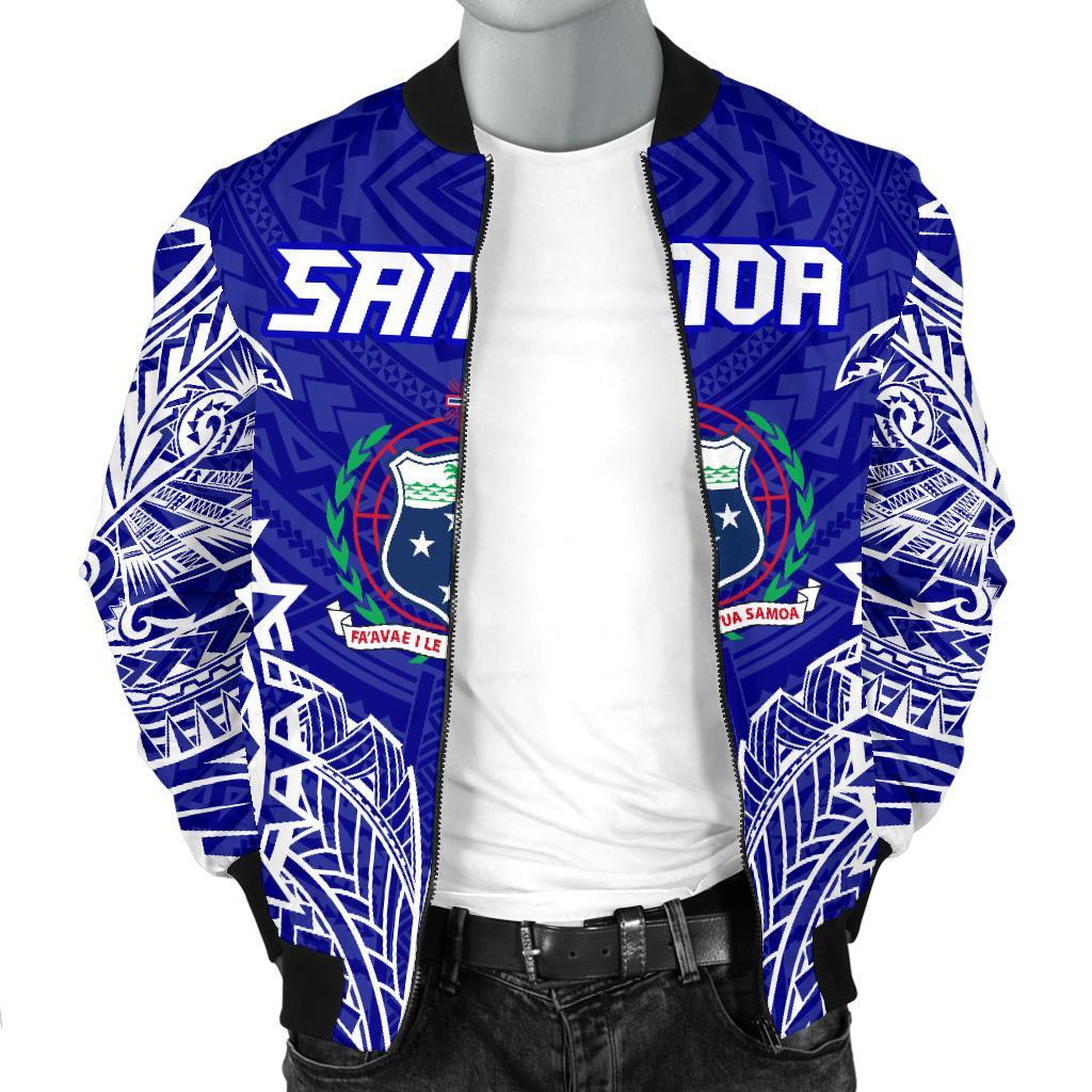 Samoa Premium Men's Bomber Jacket - Polynesian Pride