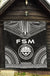 Federated States Of Micronesia Premium Quilt - FSM Seal Polynesian Chief Black Version - Polynesian Pride