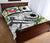 Nauru Polynesian Quilt Bed Set - Summer Plumeria (White) - Polynesian Pride