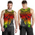 Vanuatu Polynesian Men's Tank Top - Reggae Turtle RED - Polynesian Pride