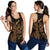 Guam Polynesian Women Tank Top Map Gold - Polynesian Pride