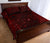 New Zealand Quilt Bed Set, Maori Gods Quilt And Pillow Cover Tumatauenga (God Of War) - Red - Polynesian Pride