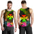 Wallis and Futuna Polynesian Personalised Men's Tank Top - Hibiscus and Banana Leaves - Polynesian Pride