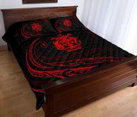 Solomon Quilt Bed Set - Red - Frida Style - Polynesian Pride