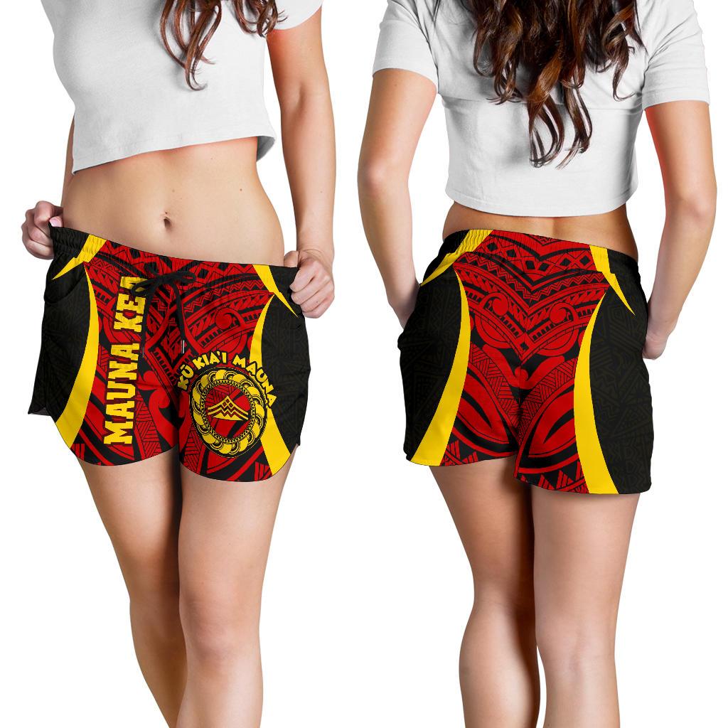 Hawaii Women Shorts - Protect Mauna Kea - Polynesian Pride