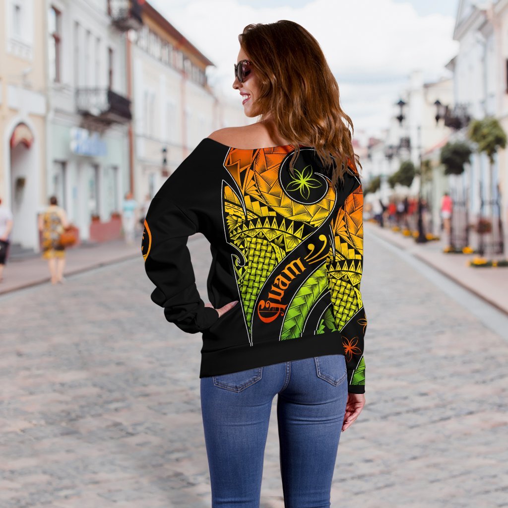 Guam Women's Off Shoulder Handbag - Guam Polynesian Decorative Patterns - Polynesian Pride