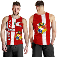 Tonga Rugby Men Tank Top Mate Ma'a - Polynesian Pride