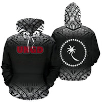 UNGD All Over Hoodie Black Unisex Black - Polynesian Pride