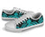 Wallis and Futuna Low Top Canvas Shoes - Turquoise Tentacle Turtle - Polynesian Pride