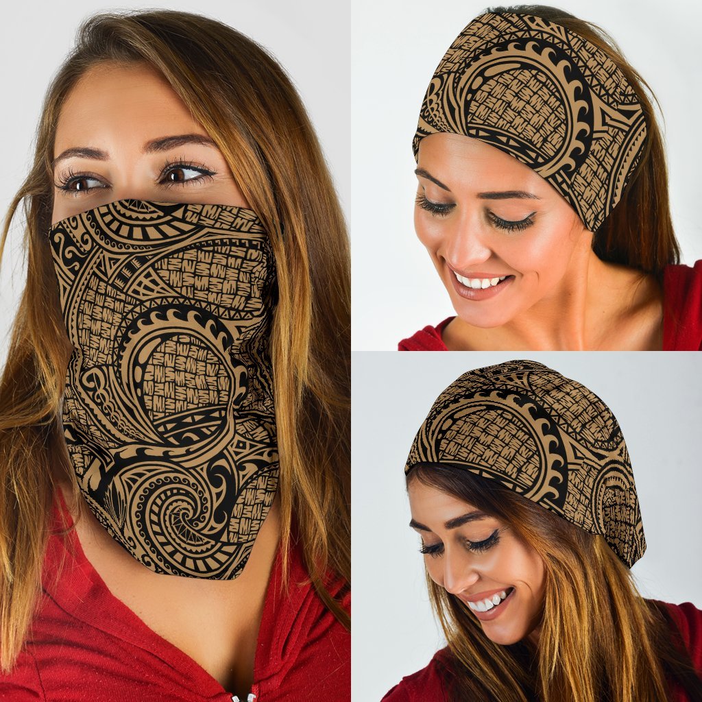 Polynesian Maori Lauhala Gold Bandana 3 - Pack - Polynesian Pride