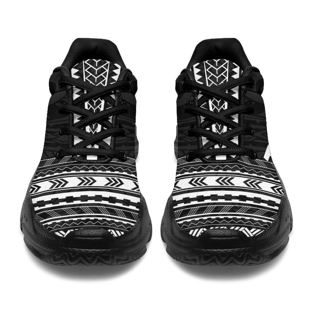 Tonga Chunky Sneakers - Polynesian Chief Black Version - Polynesian Pride