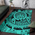 Hawaii Polynesian Turtle Rug - Turquoise - Polynesian Pride