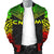 Northern Mariana Islands Polynesian Chief Men's Bomber Jacket - Reggae Version - Polynesian Pride