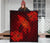 Hawaii Whale Swim Poly Red Premium Quilt - Polynesian Pride