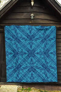 Polynesian Premium Quilt Blue - Polynesian Pride
