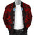 Northern Mariana Islands Men Bomber Jackets - Polynesian Tattoo Red - Polynesian Pride