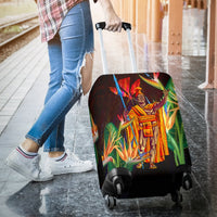 Hawaii Luggage Covers - Hawaii King With Bird of Paradise - Polynesian Pride