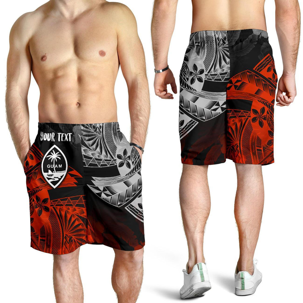 Guam Polynesian Personalised Men's Short - Vintage Polynesian - Polynesian Pride