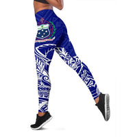 Samoa Premium Leggings A7 Blue - Polynesian Pride