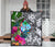 Guam Premium Quilt White - Turtle Plumeria Banana Leaf - Polynesian Pride