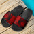 Hawaii Slide Sandals Red Black - Circle Style - Polynesian Pride