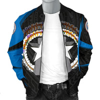 Northern Mariana Islands Bomber Jacket (Men) - Northern Mariana Islands Spirit - Polynesian Pride