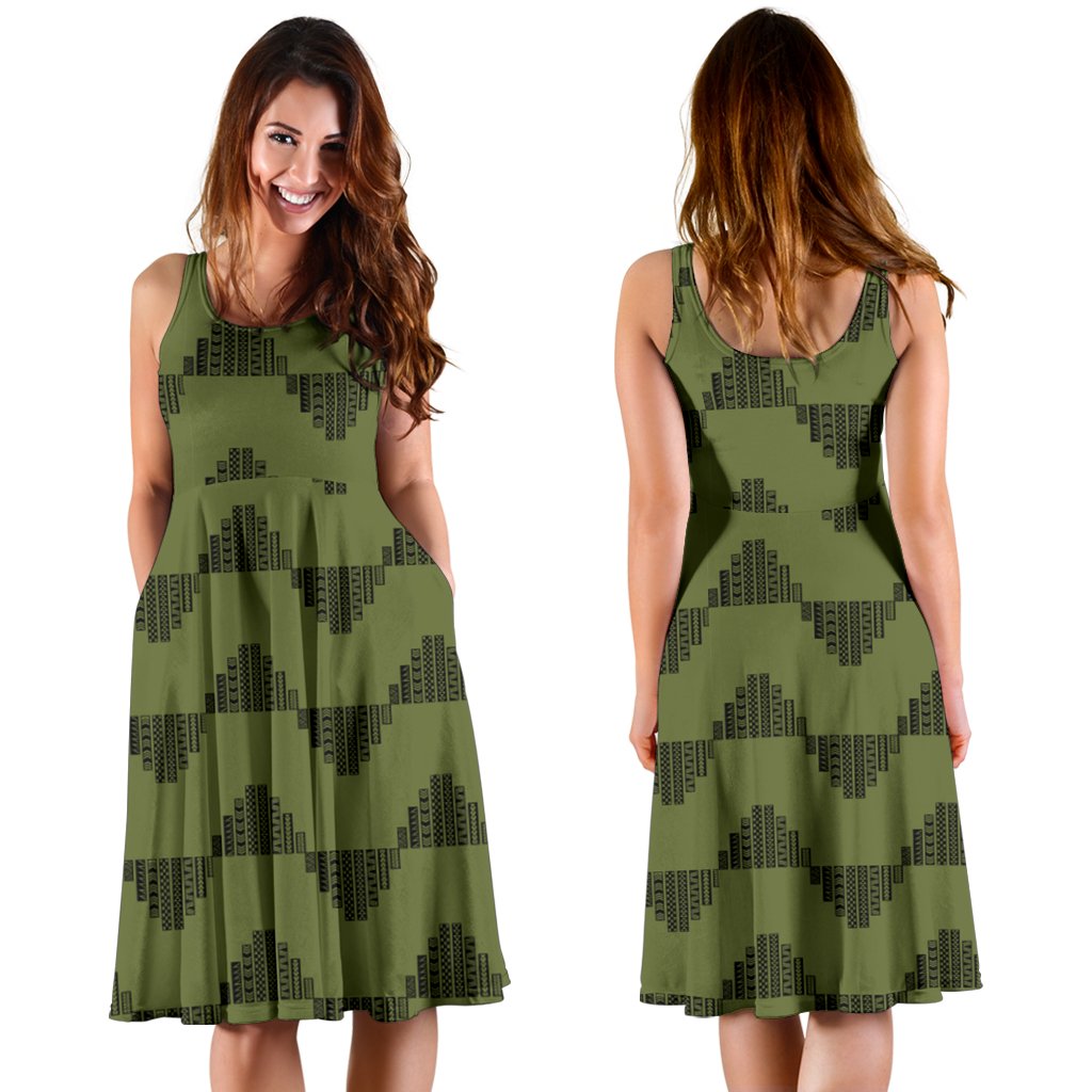 Hawaii Kapala Women's Dress - Green - Polynesian Pride