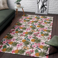 Tropical Pineaapple Rug - Polynesian Pride