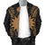 Nauru Polynesian Men's Bomber Jacket Map Gold - Polynesian Pride