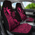 Guam Car Seat Covers - Guam Coat Of Arms Coconut Tree Pink - K4 - Polynesian Pride
