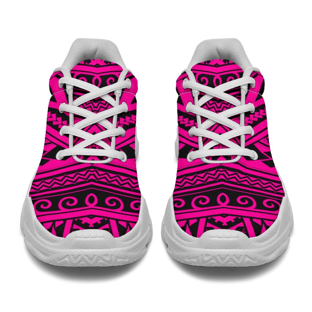 Polynesian Seamless Pink Chunky Sneakers - Polynesian Pride