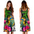 Tuvalu Midi Dress - Turtle Plumeria Banana Leaf - Polynesian Pride