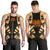 Papua New Guinea Men Tank Top - Polynesian Tattoo Gold - Polynesian Pride