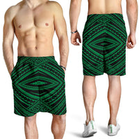 Polynesian Tatau Green Men's Short - Polynesian Pride