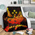 Kosrae Micronesia Premium Blanket - Swordfish With Hibiscus - Polynesian Pride