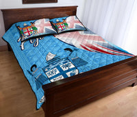 Fiji Polynesian Quilt Bed Set - Fiji Flag - Polynesian Pride