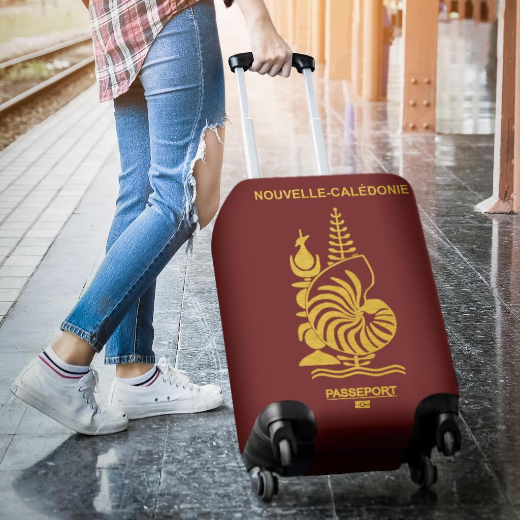 New Caledonia Passport Luggage Cover - Polynesian Pride