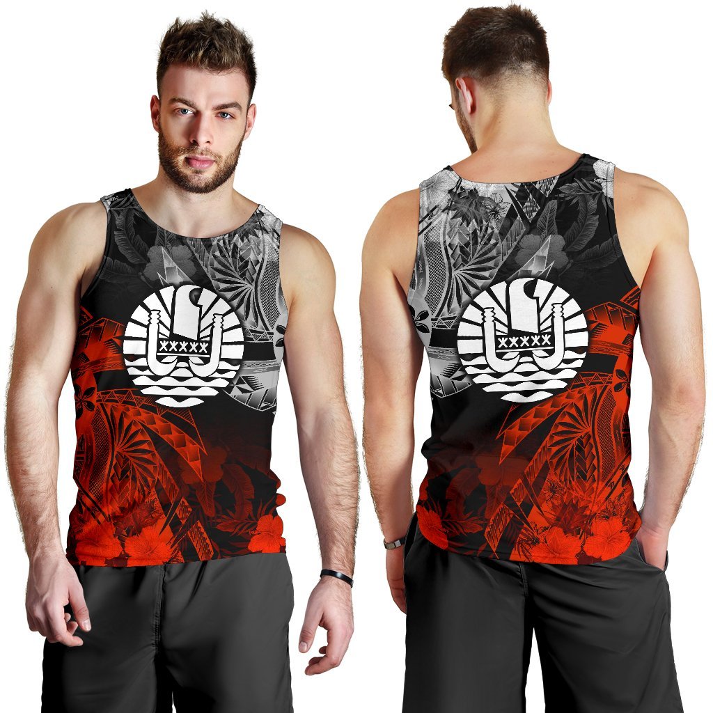 Tahiti Polynesian Men's Tank Top - Vintage Polynesian Turtle - Polynesian Pride
