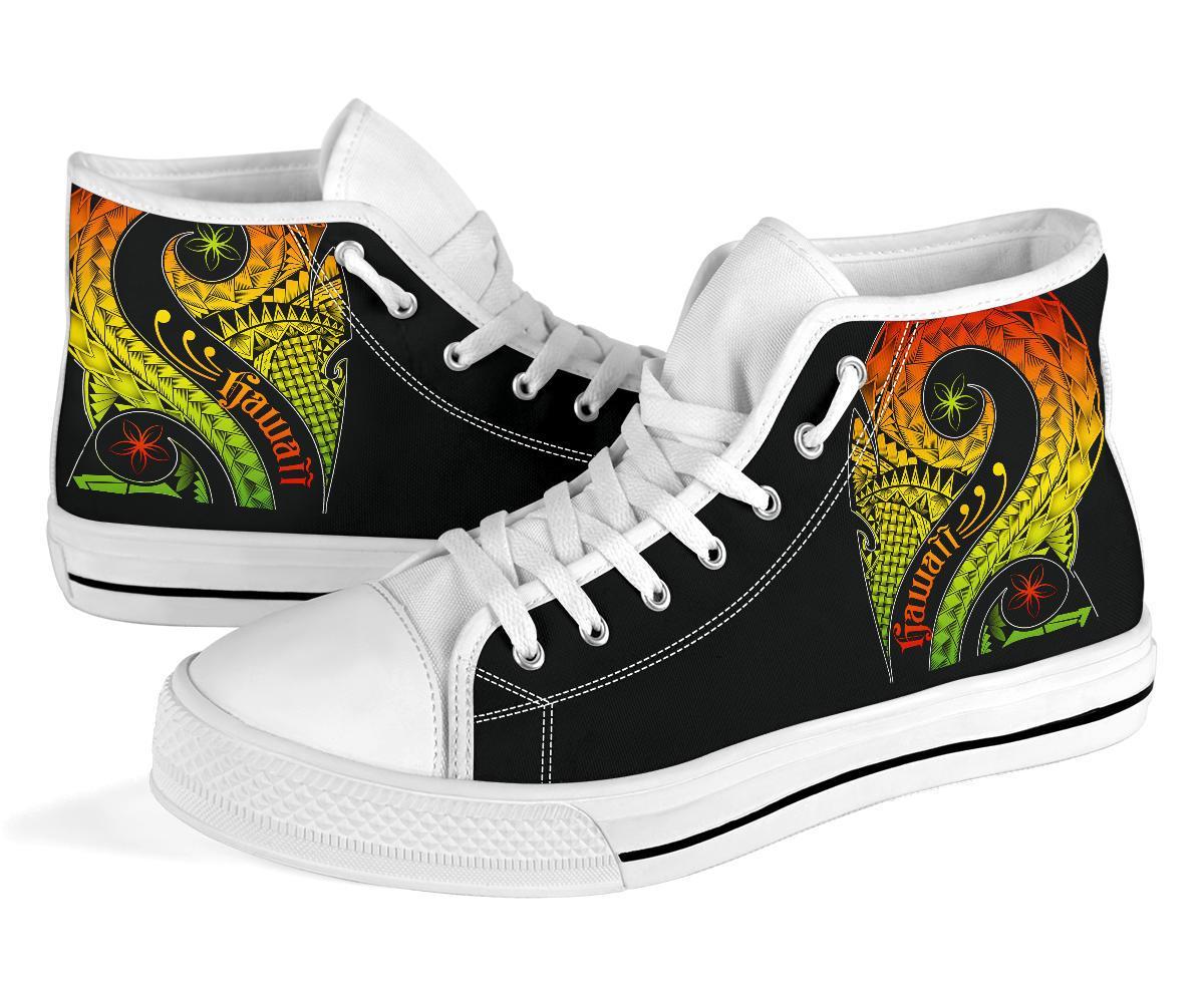 Hawaii High Top Shoes - Hawaii Polynesian Decorative Patterns - Polynesian Pride