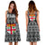 Fiji Midi Dress - Tapa Pattern Sport Style - Polynesian Pride