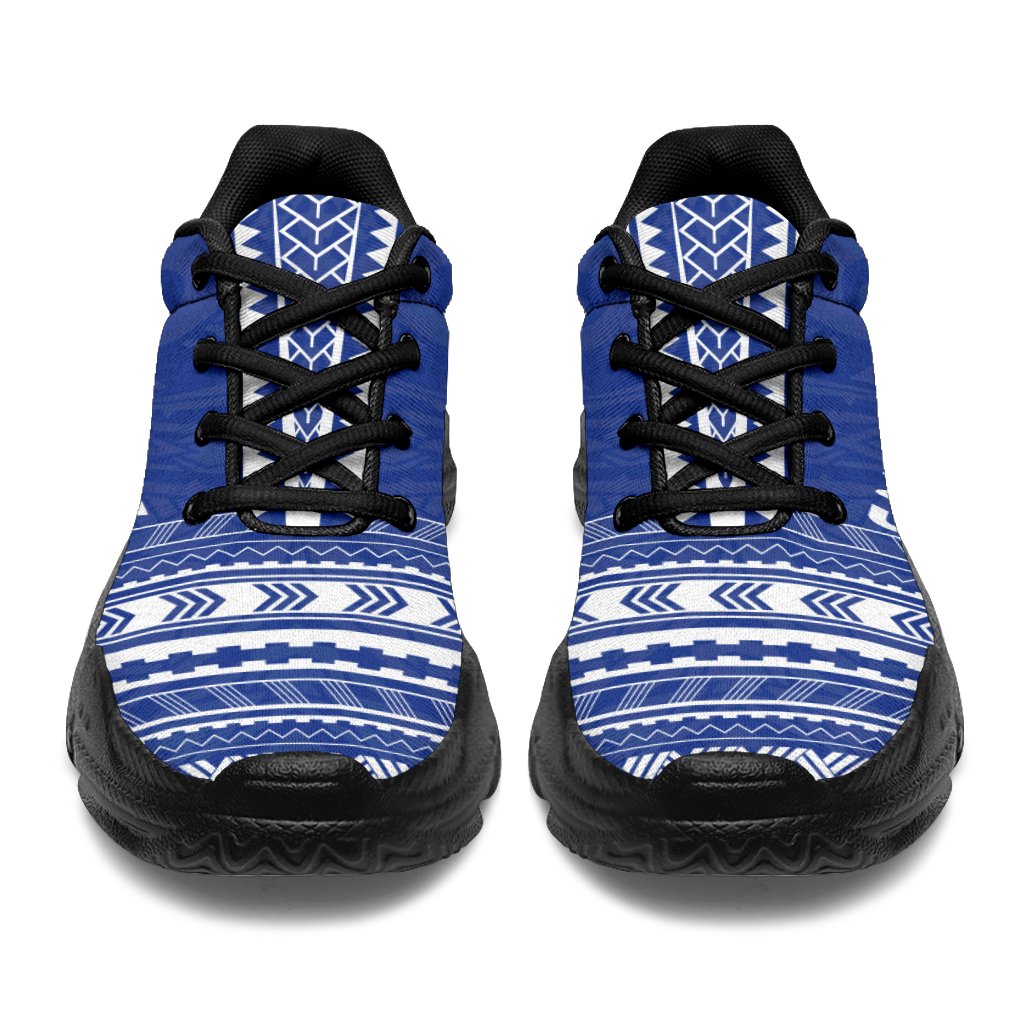 Gambier Islands Chunky Sneakers - Polynesian Chief Flag Version - Polynesian Pride