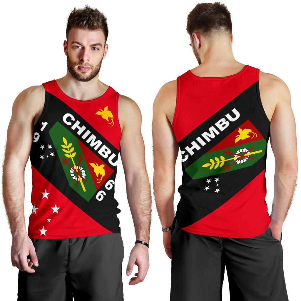 Papua New Guinea Men's Tank Top - Chimbu Province - Polynesian Pride