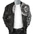 Polynesian Tattoo Style Men's Bomber Jacket White - Polynesian Pride