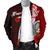American Samoa Polynesian Custom Personalised Men's Bomber Jacket - Coat Of Arm With Hibiscus - Polynesian Pride