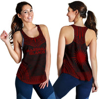 Marshall Islands Women's Racerback Tank - Polynesian Chief Red Version - Polynesian Pride