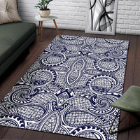 Polynesian Blue Dark Area Rug - Polynesian Pride
