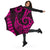 Seal Of Hawaii Polynesian Umbrella Pink - Circle Style - Polynesian Pride