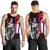 Hawaii King Flag Polynesian Men's Tank Top - Red Red - Polynesian Pride
